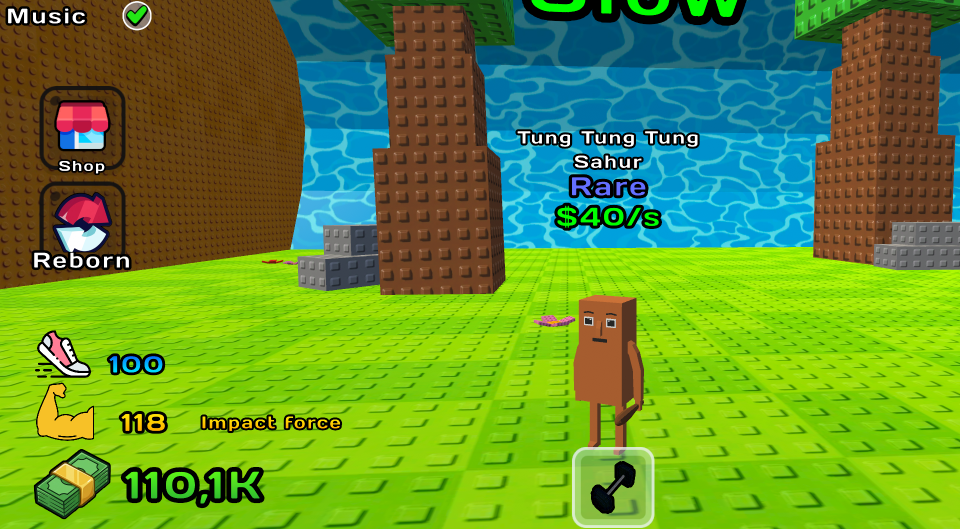 Strike the Lucky Block: Brainrot +1 — screenshot 2