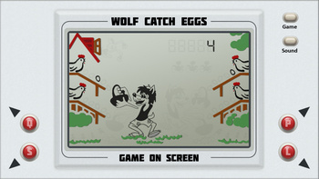 Wolf catch eggs