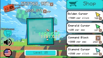 Clicker Evolution Blocks Mine （由 Donkey Games):网上免费玩 Playhop