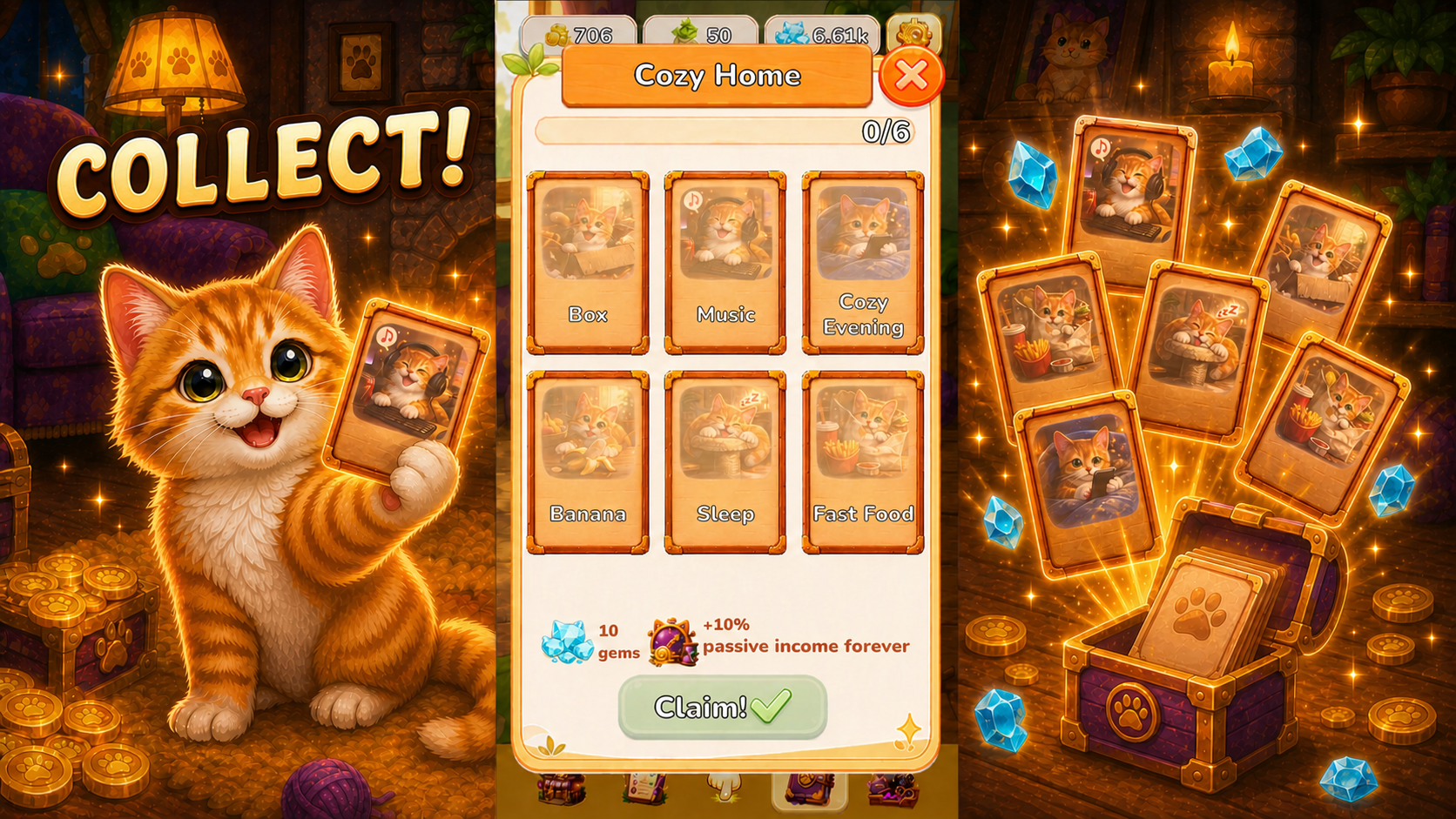 Уютный кликер — screenshot 2