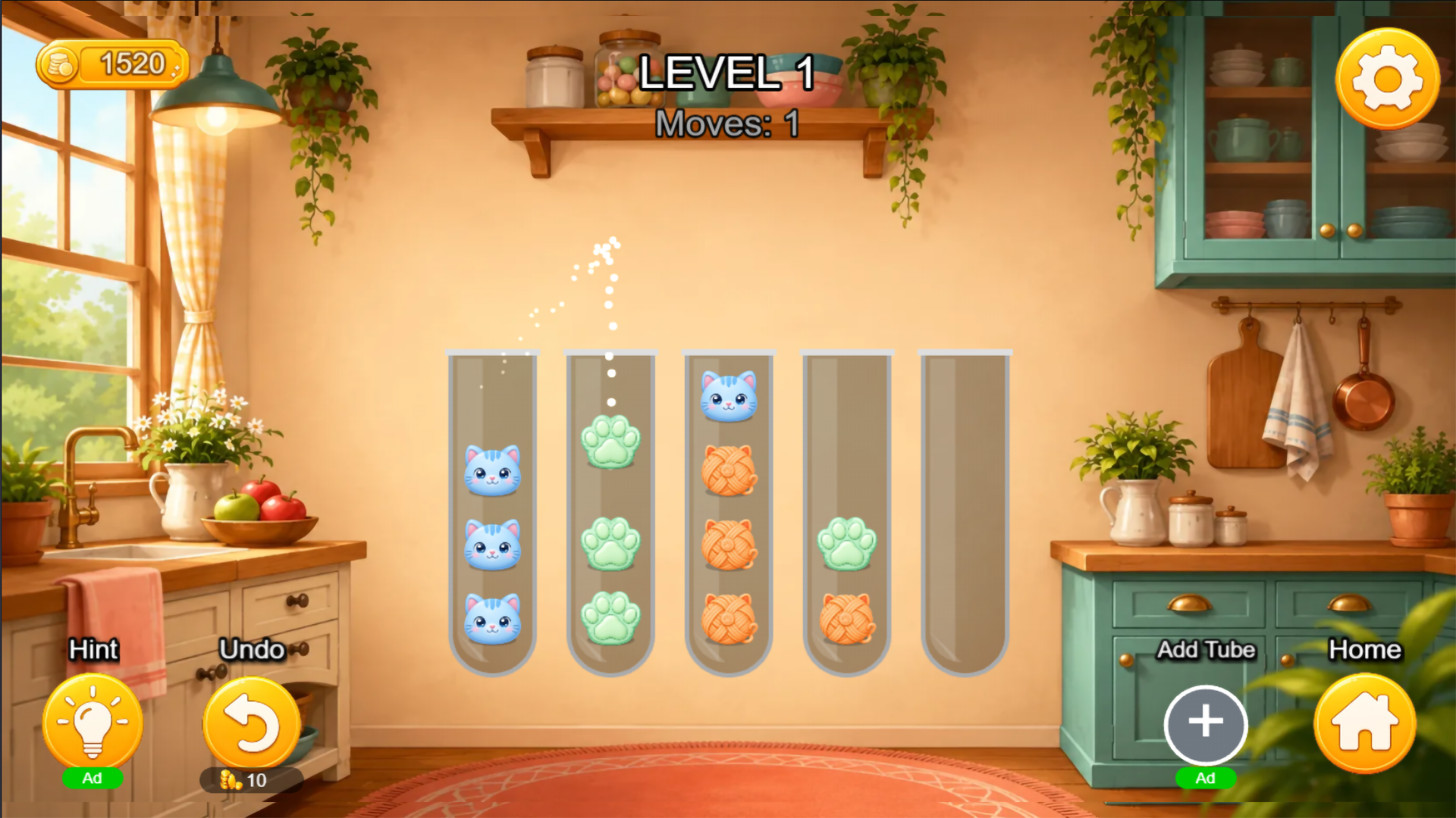 Cat Sort Puzzle — screenshot 1