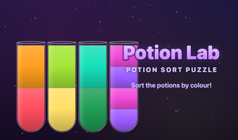 Potion Lab - potion sort puzzle game cover