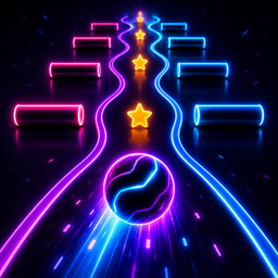 Neon Trace Rush