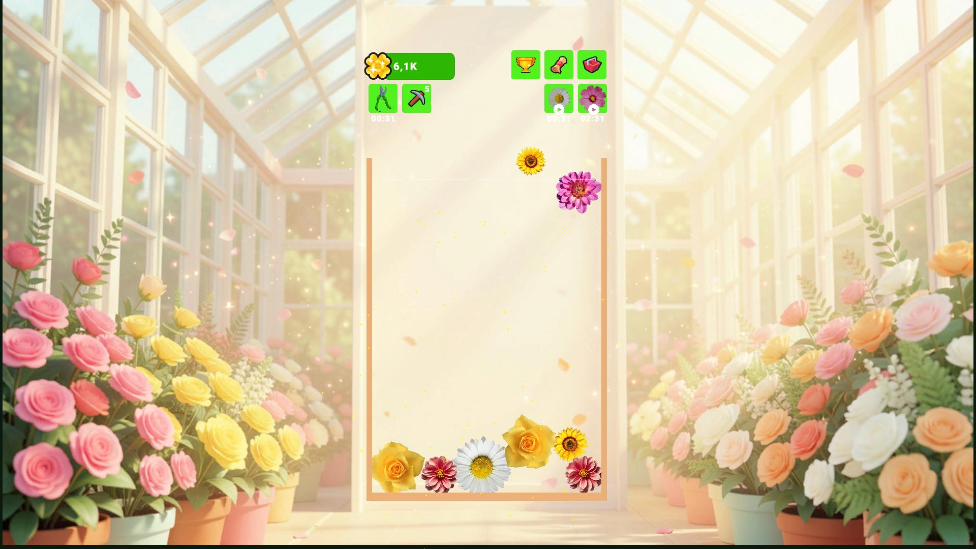 Flower Magic: merger and sale — screenshot 2