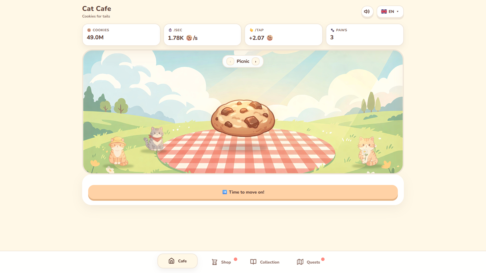 Cat Cafe Cookies for Tails — screenshot 3