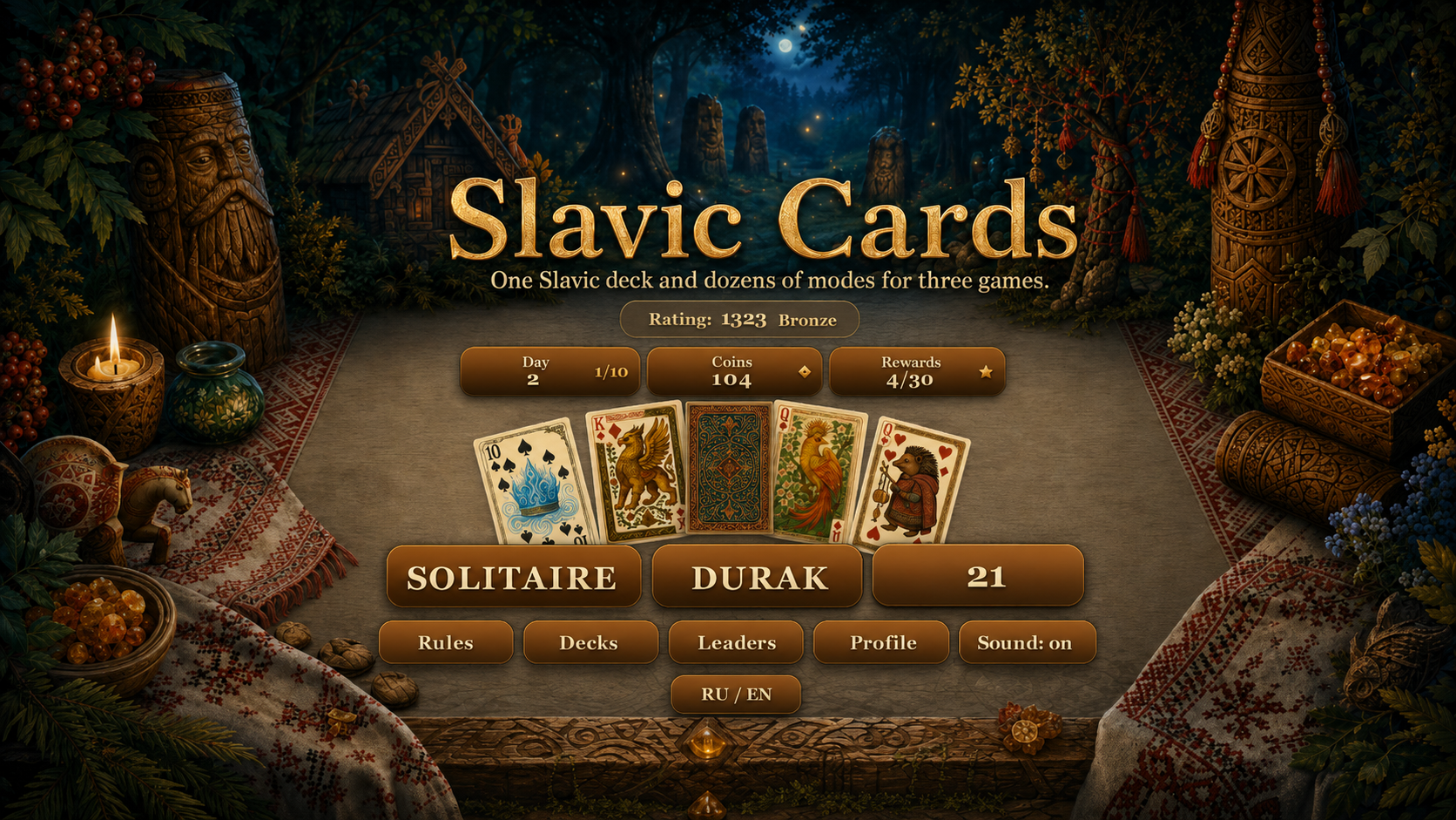 Slavic Cards — screenshot 1