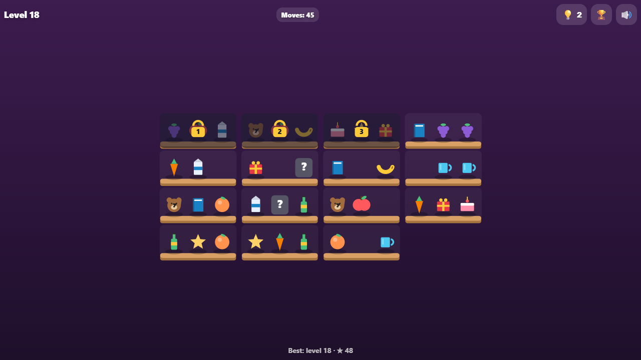 Shelf Sort: Goods Match — screenshot 2