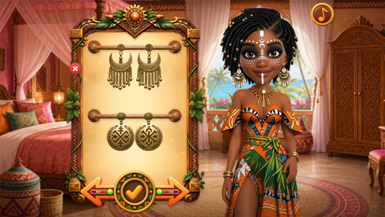 African Princesses: Style Island — screenshot 4
