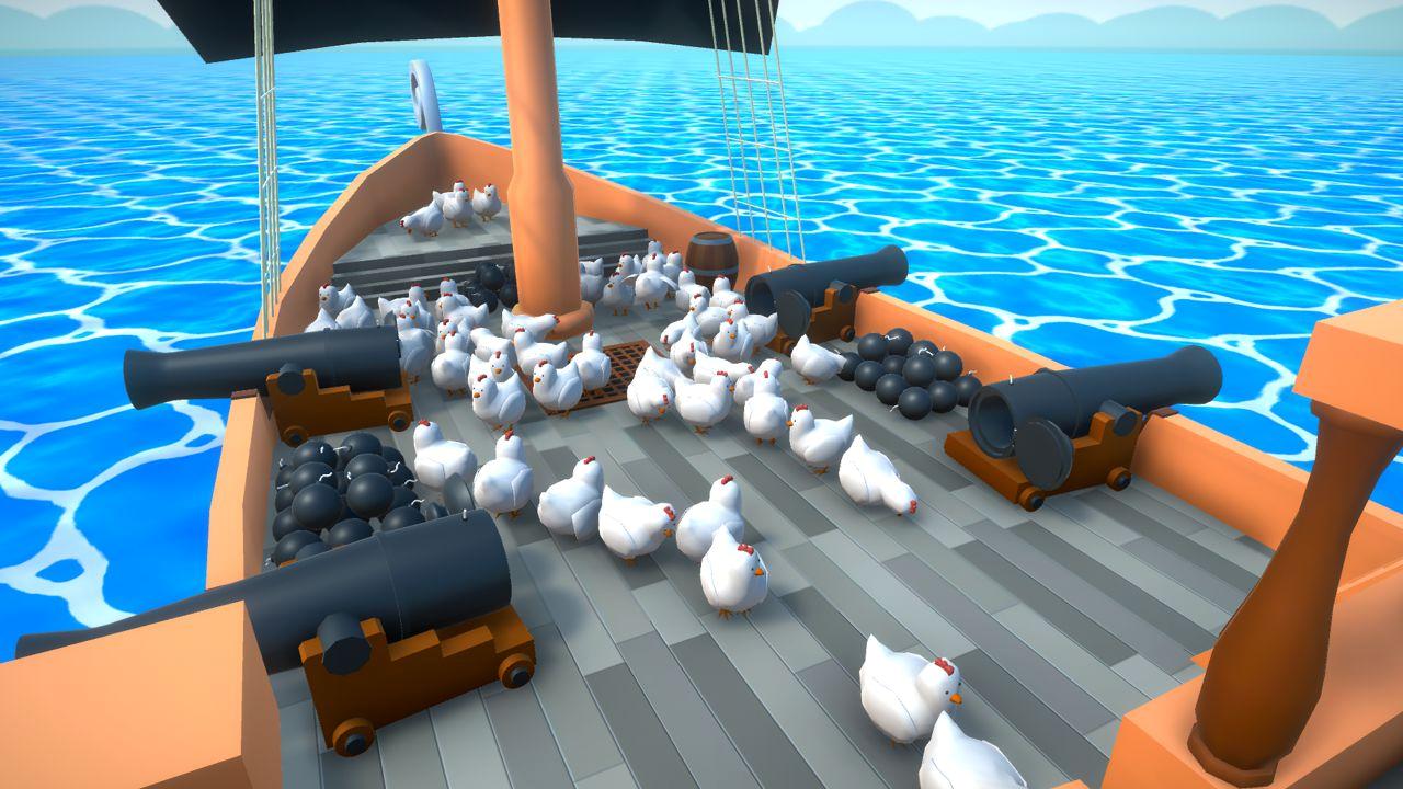 Chicken Riot on the Ship screenshot