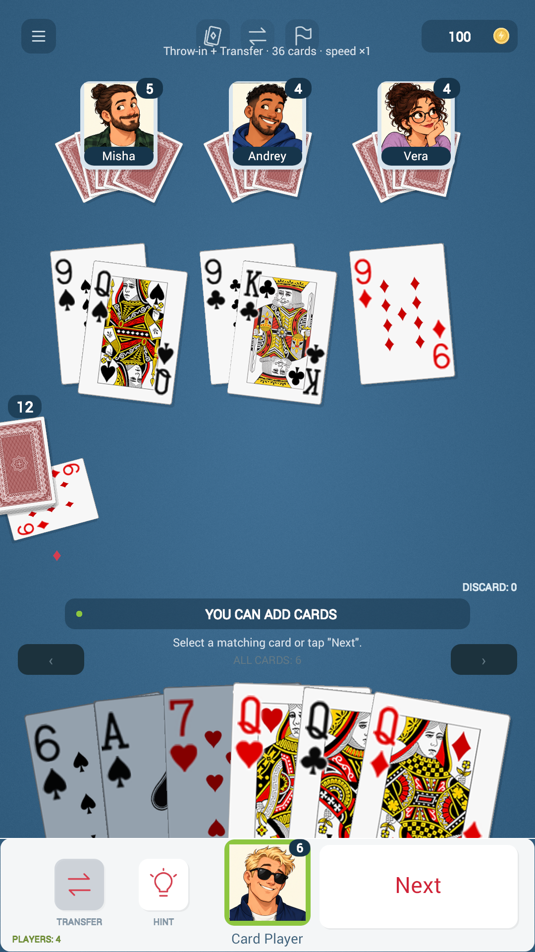 Durak: Throw-in, Transfer and Puzzles screenshot 5