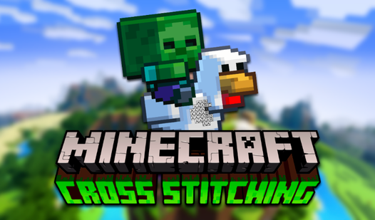 Cross Stitching: Minecraft  loading=