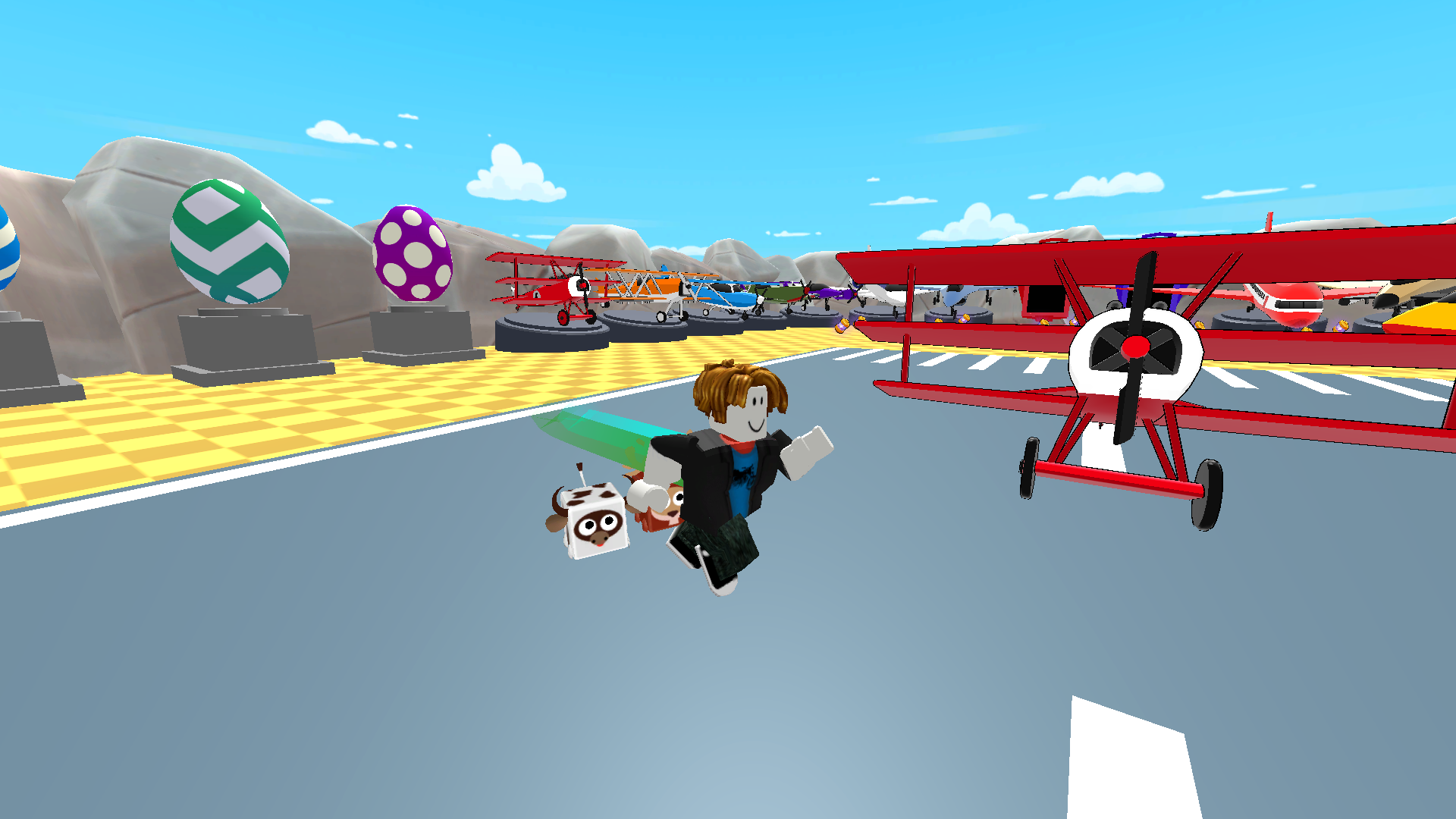 Obby: Fly the Farthest in an Airplane screenshot
