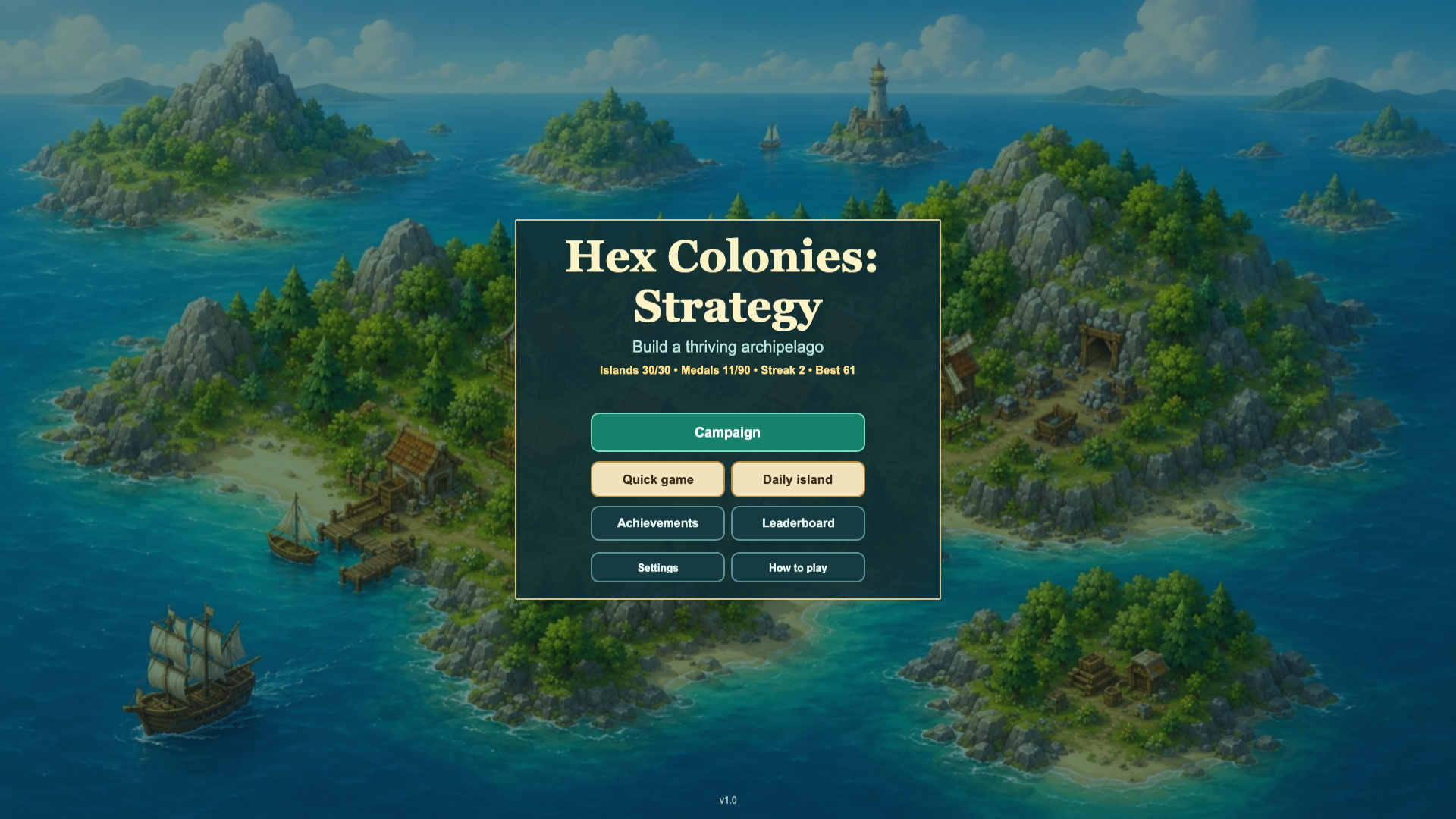 Hex Colonies: Strategy — screenshot 1