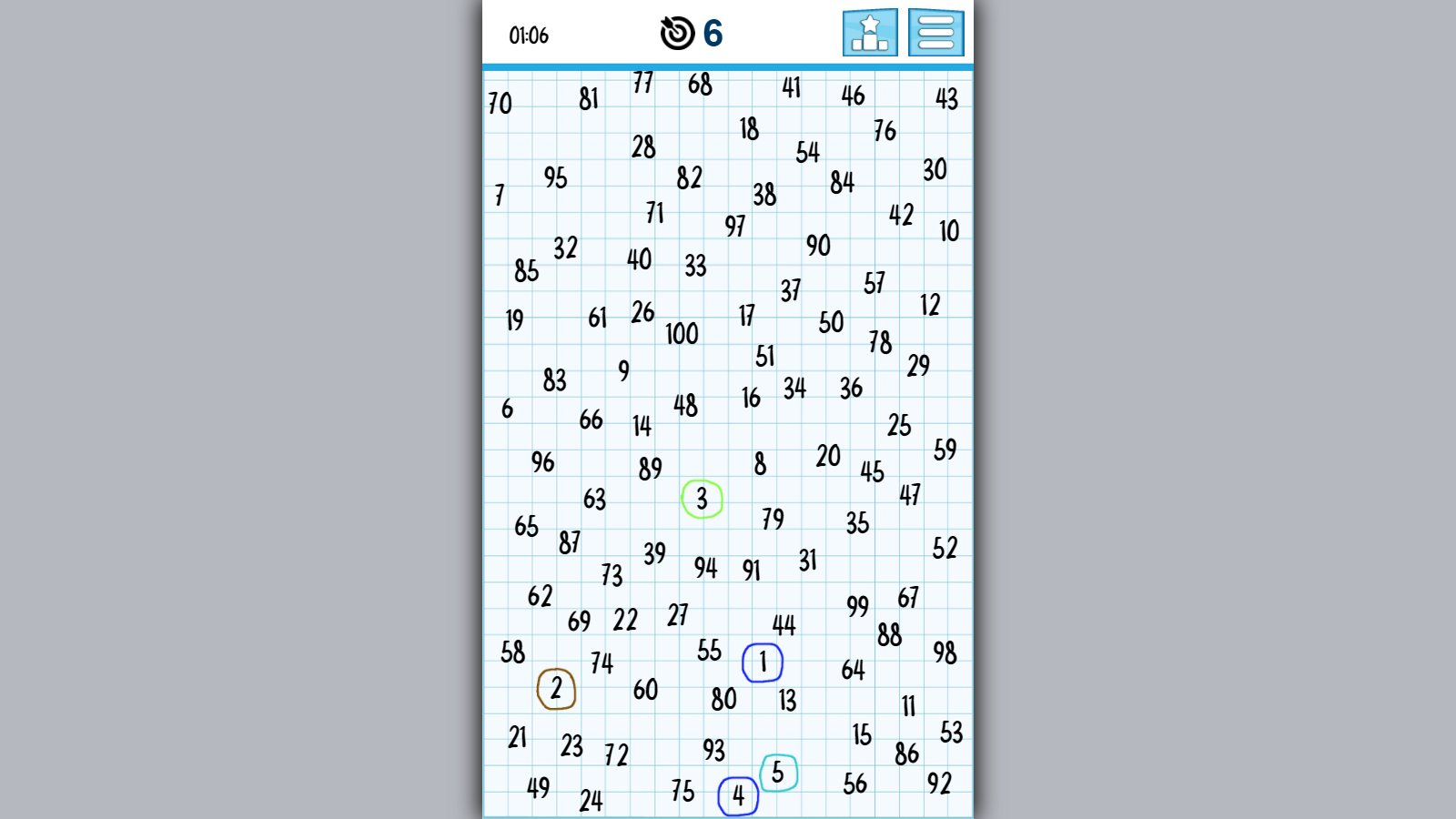 Find The Number screenshot