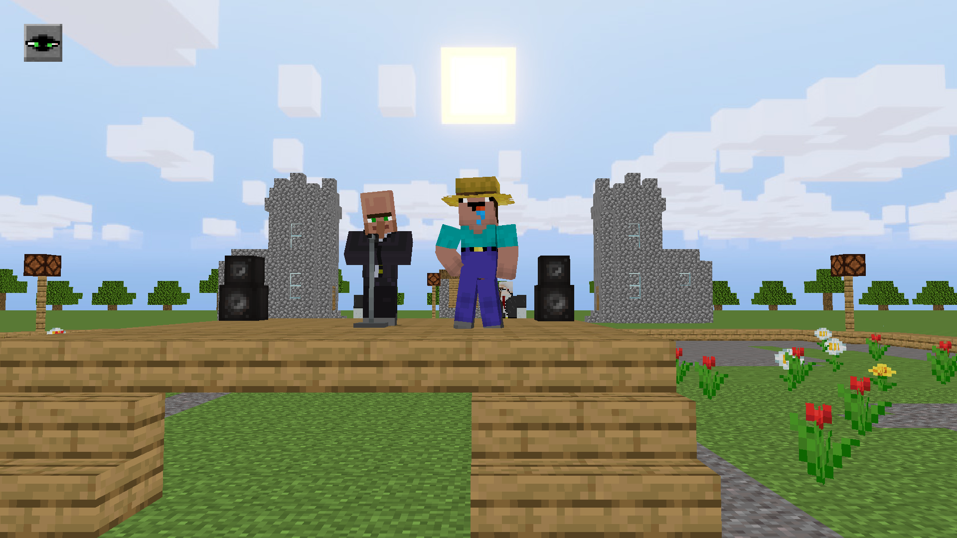 Singing villager screenshot