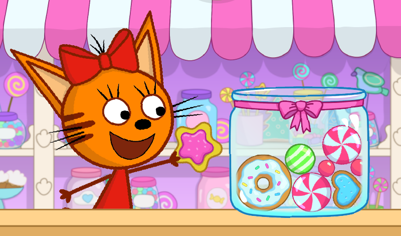 Kid-e-cats. Candies. Merge game cover