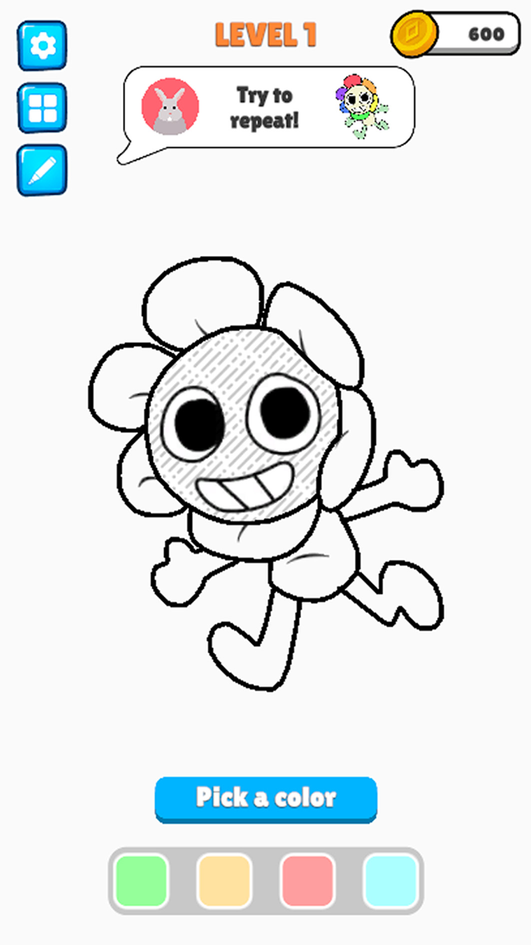 ASMR Draw and Color Sprunki and Dandy's World screenshot 4