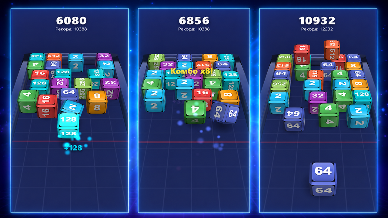 Кубы 2048 — screenshot 2