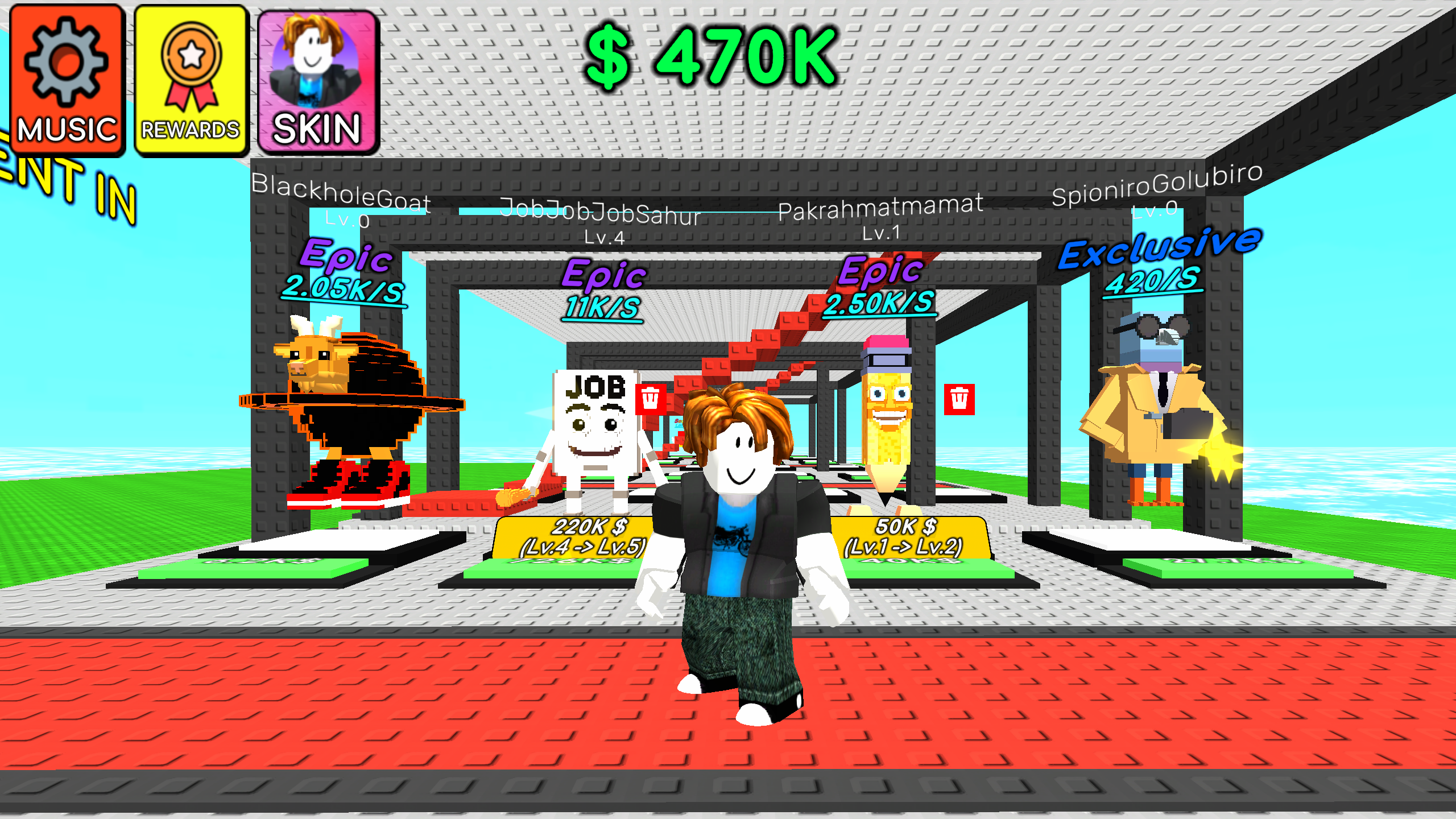 Shoot the Cannon and Get Brainrots +1 Tycoon — screenshot 1