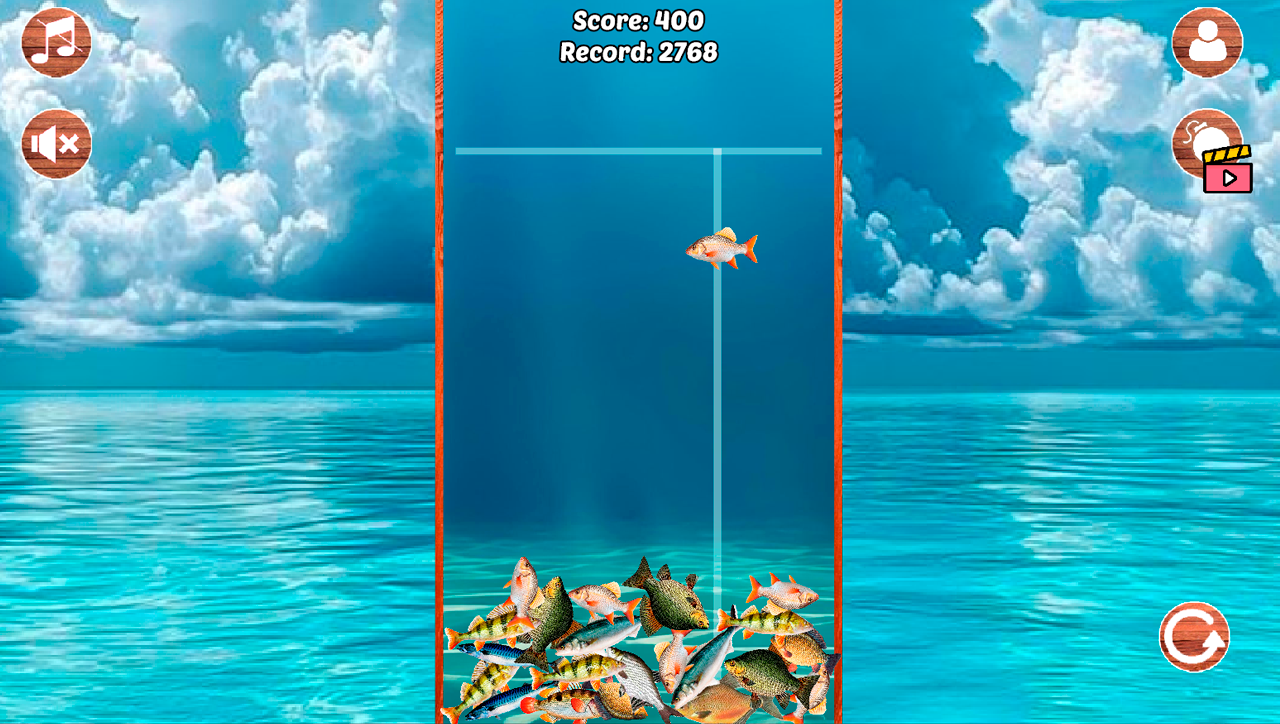 Connect the Fishes, 2048 screenshot