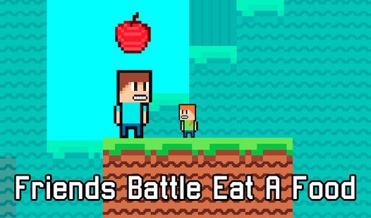 Friends Battle Eat A Food