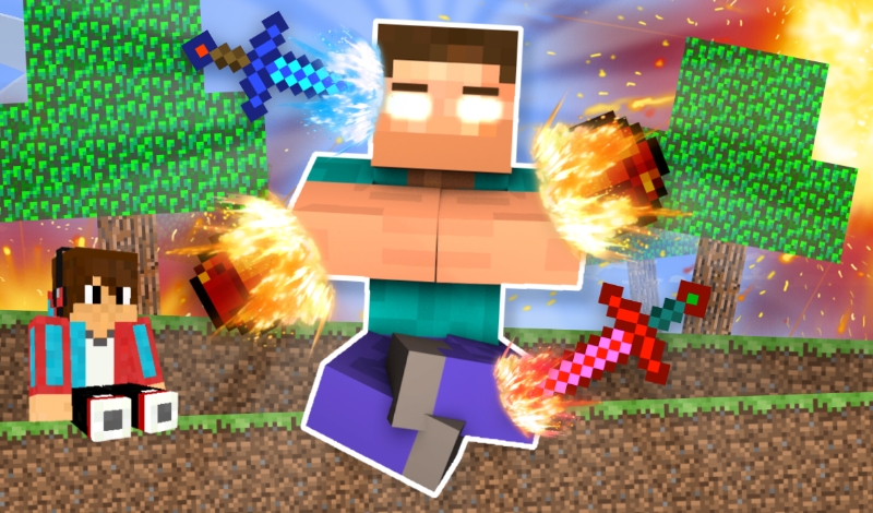 Destroy Herobrine in the Mine - Playground Sandbox game cover