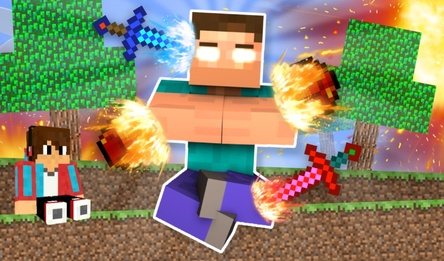 Destroy Herobrine in the Mine - Playground Sandbox