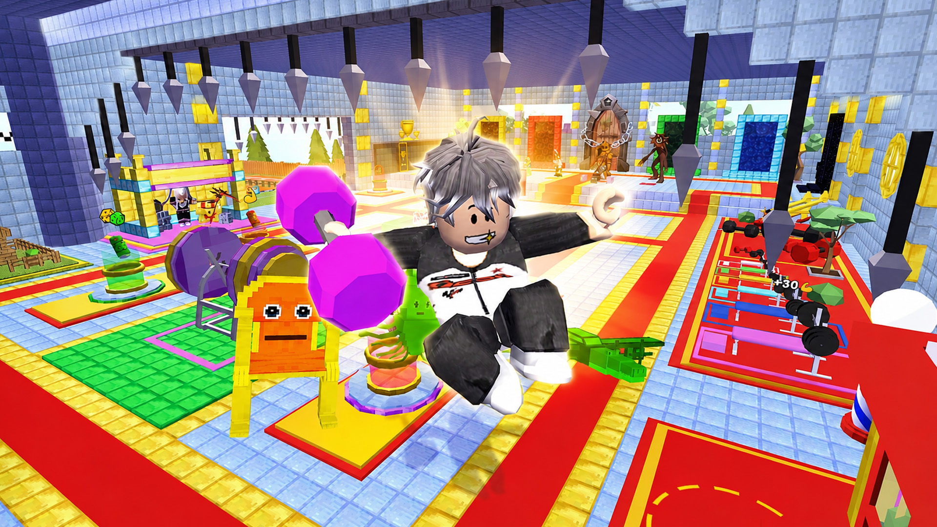 Obby: Gym Simulator, Escape — screenshot 1