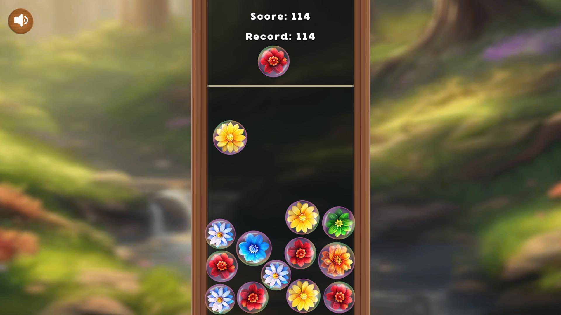 Merge Flowers: Bubbles! screenshot