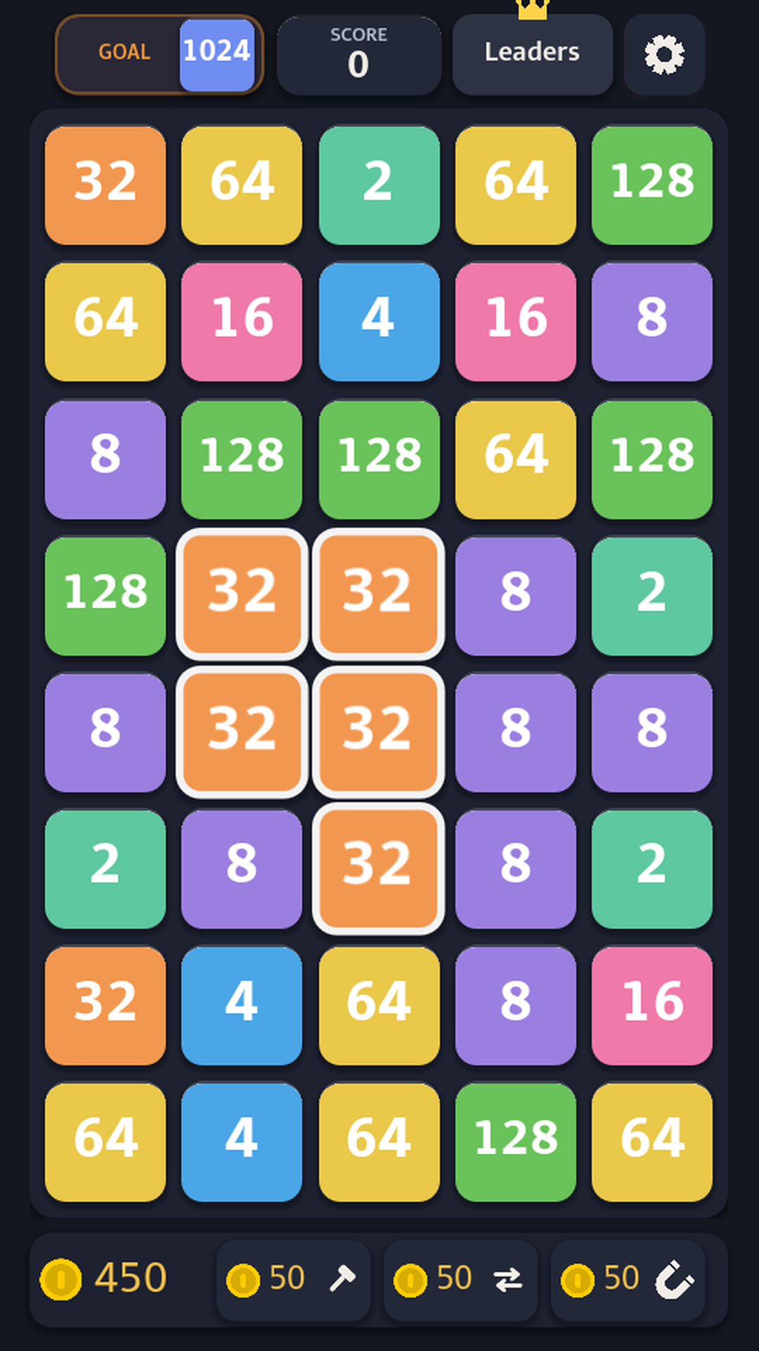 Merge Tiles 2048 screenshot 4