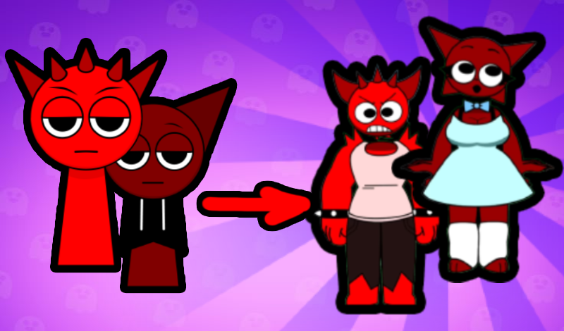 Sprunki: Merge Sprunki Human Mod game cover