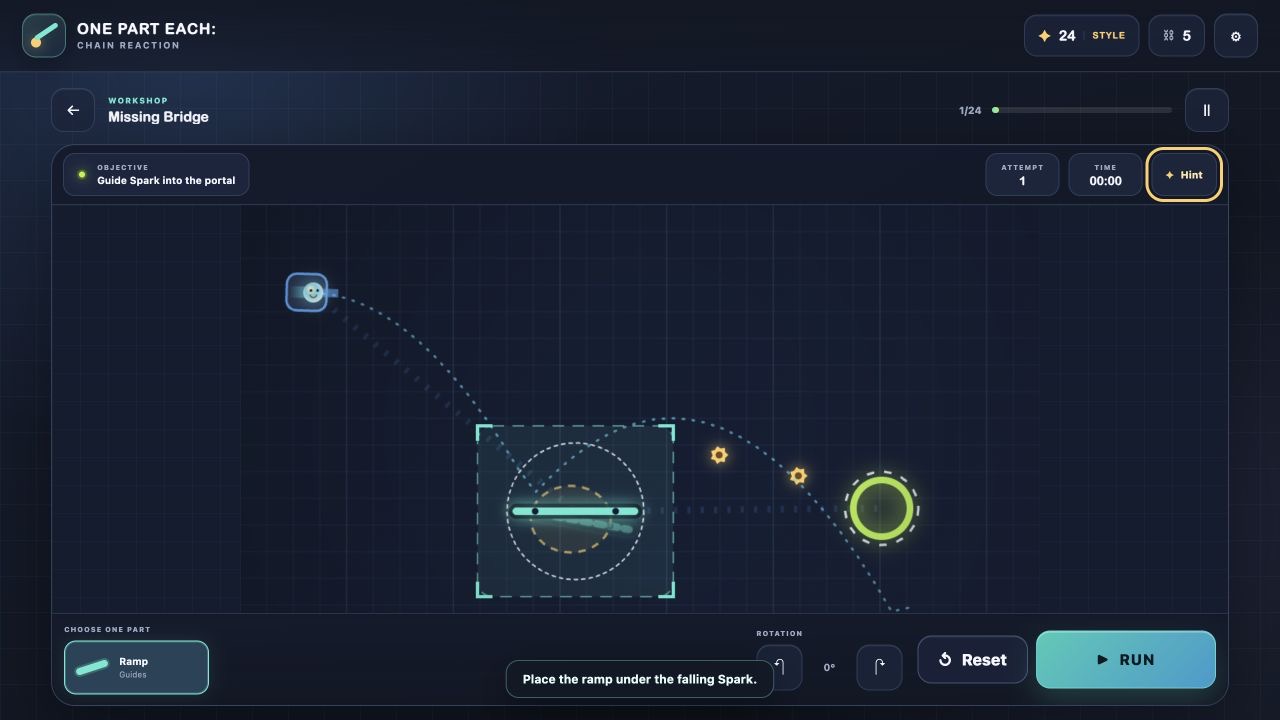 One Part Each: Chain Reaction — screenshot 1