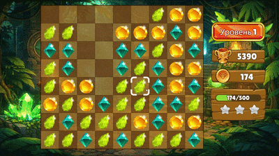 Самоцветы Джунглей — screenshot 4