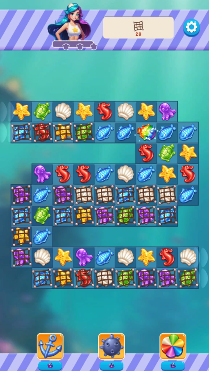 Underwater Adventures: Match 3 screenshot 3