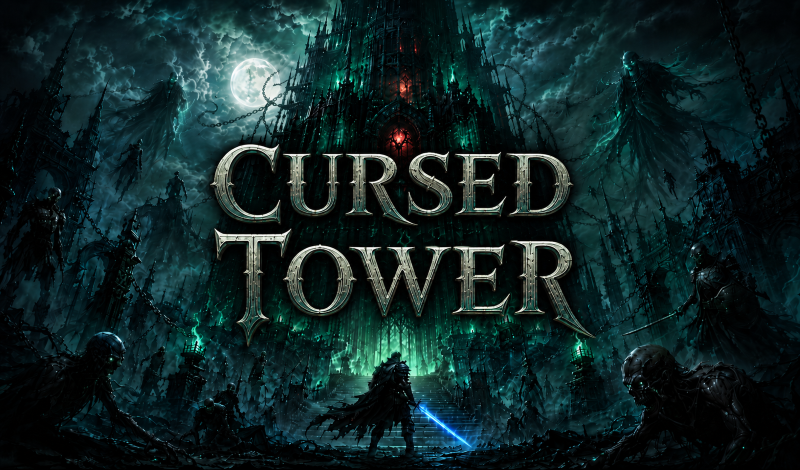 Cursed tower game cover