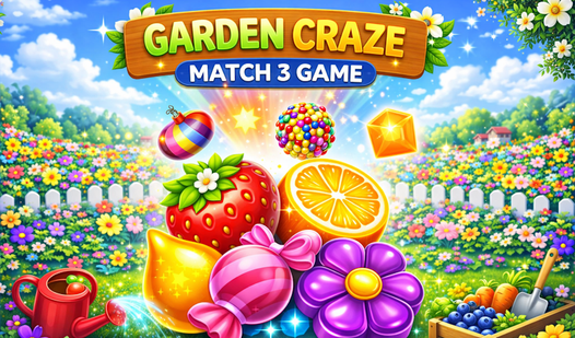 Garden Craze Match 3 Game