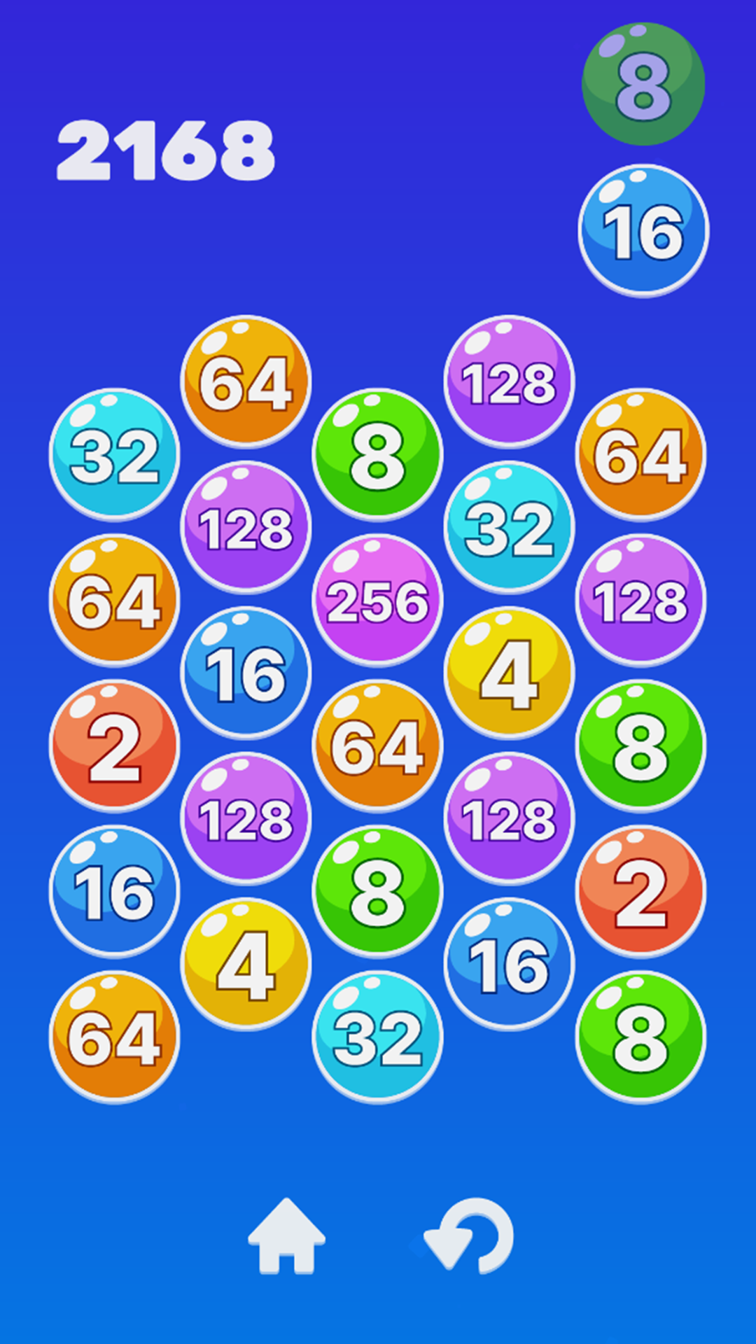 Merge Balls Dots 2048 screenshot 9