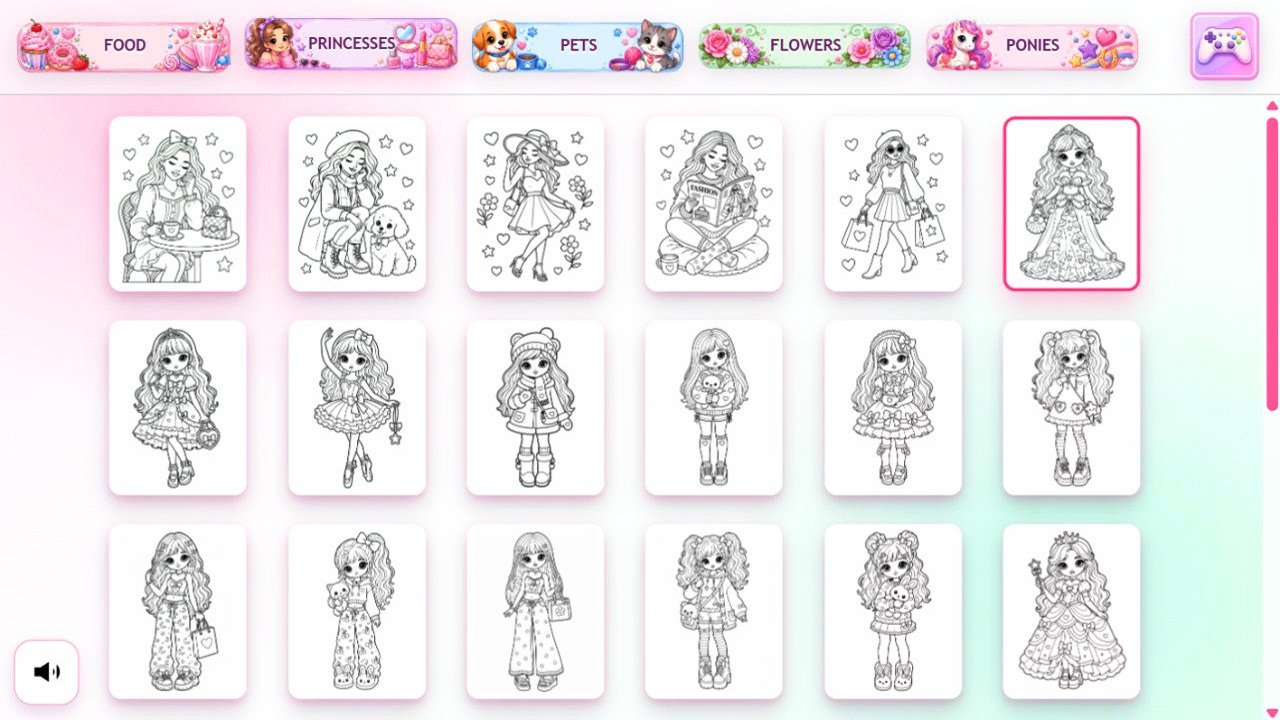 Pastel Color - Coloring Book for Girls — screenshot 8