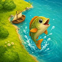 At the Lake: Fishing Life