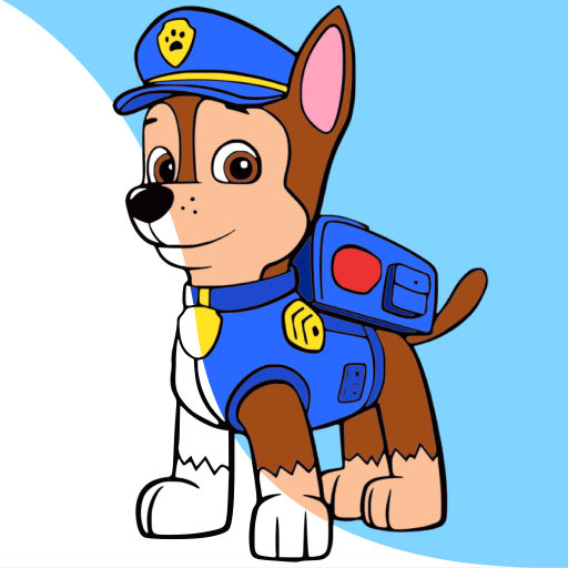 Colouring book Paw Patrol icon