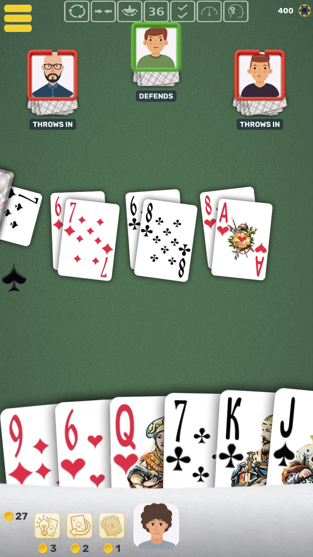 Durak transfer regular cards screenshot 6
