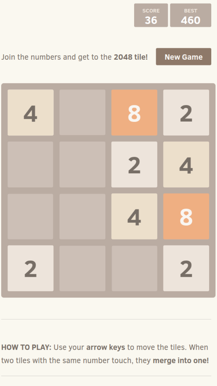 2048 Numerical Puzzle: The Square of Numbers screenshot 6