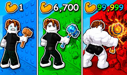 +1 Break the Wall Upgrade Hammer 3D Online