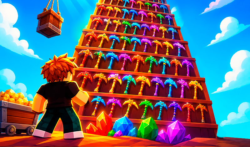 Obby: Pickaxe Tower Tycoon