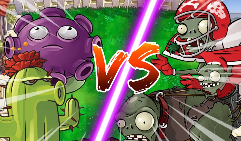 Plants vs Zombies. Home game cover