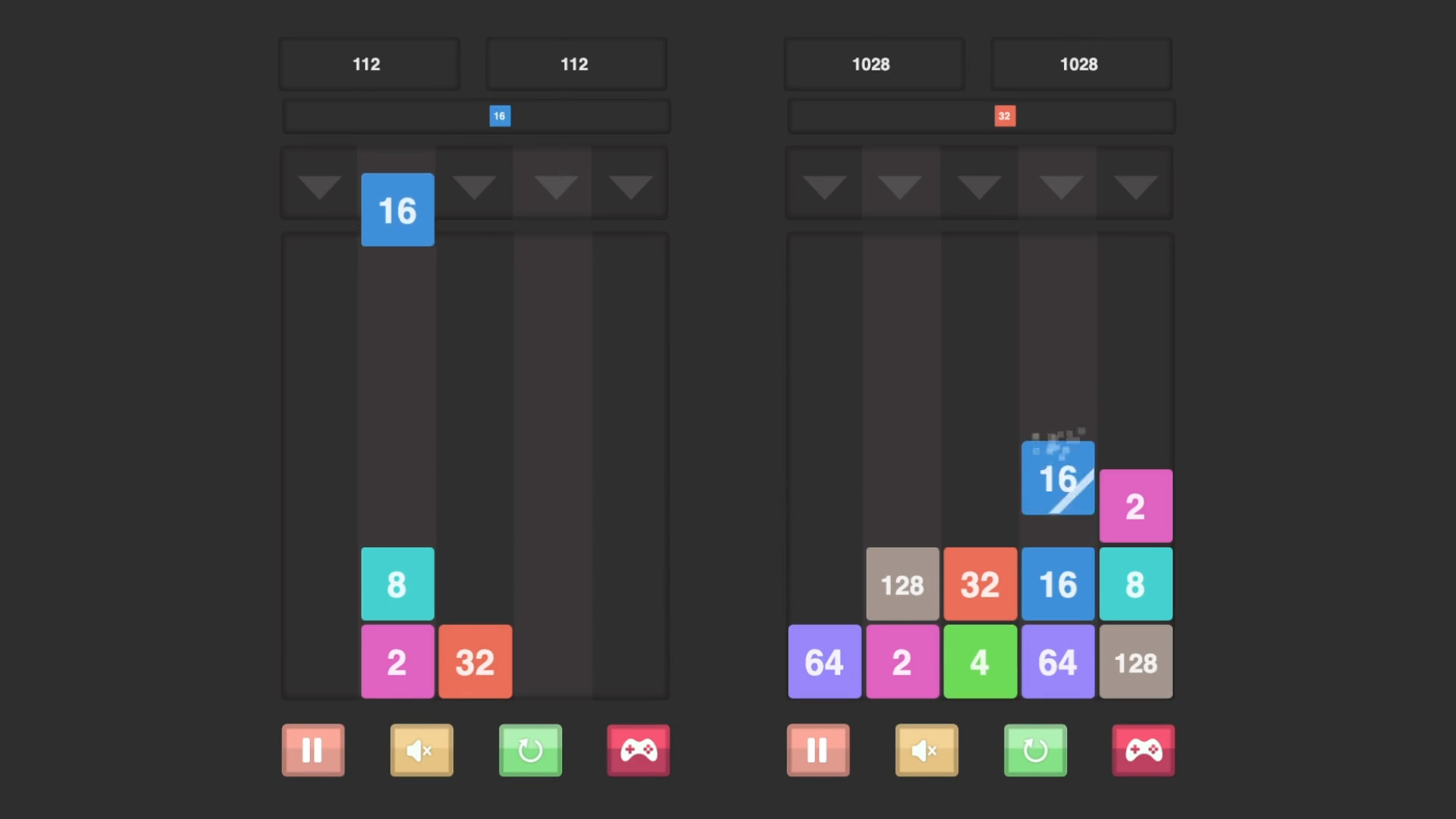 New 2048 screenshot