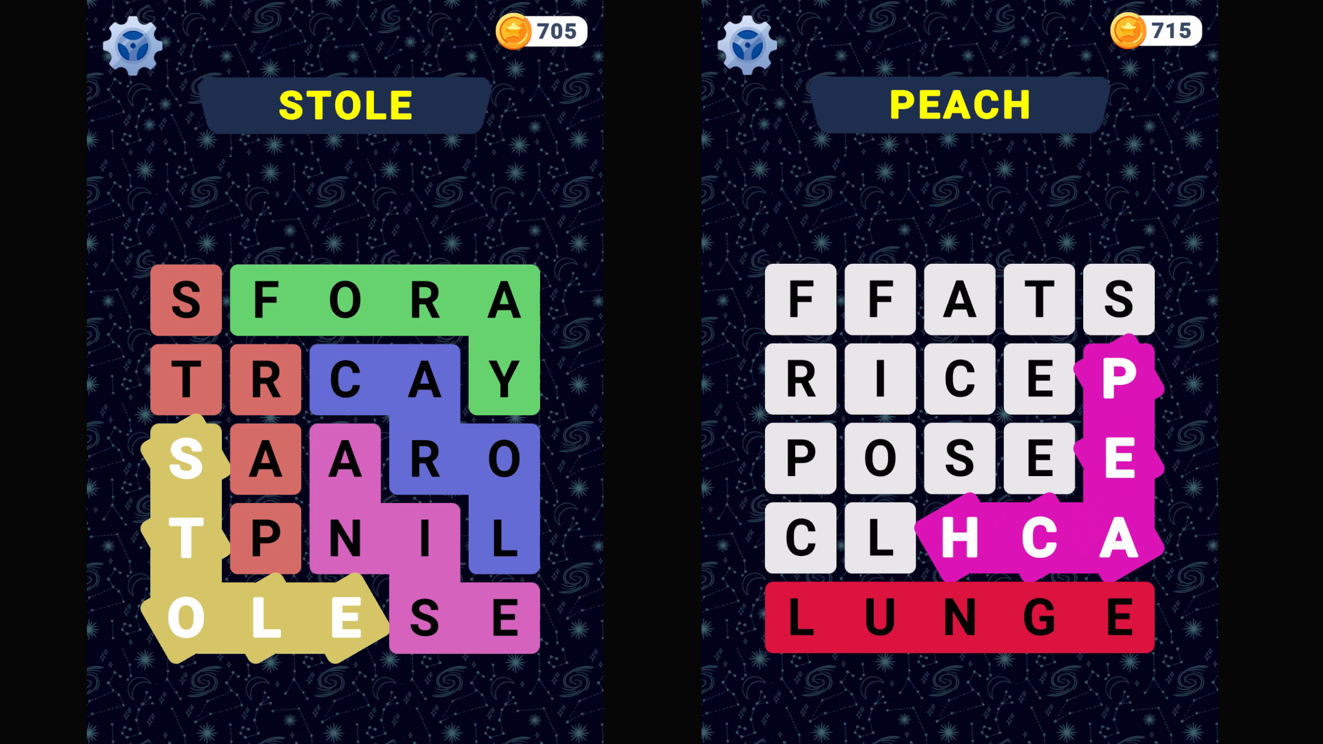 Fillwords: Word Puzzle screenshot 1