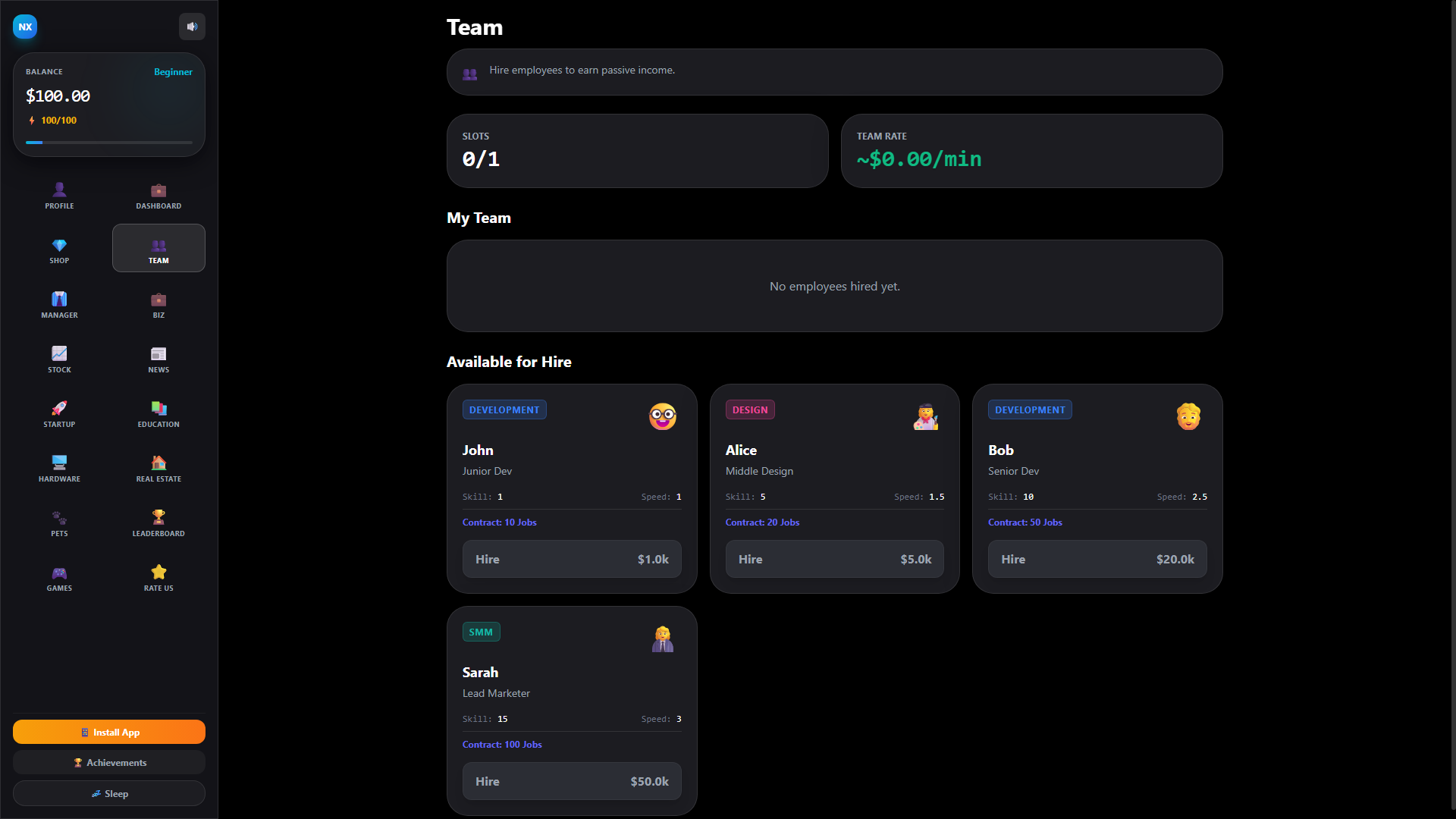 Freelance Simulator: Road to Success screenshot