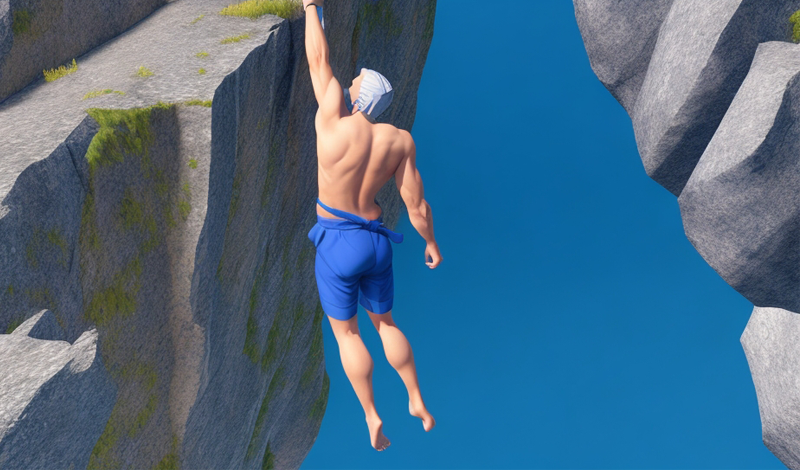 Climb a rock! game cover