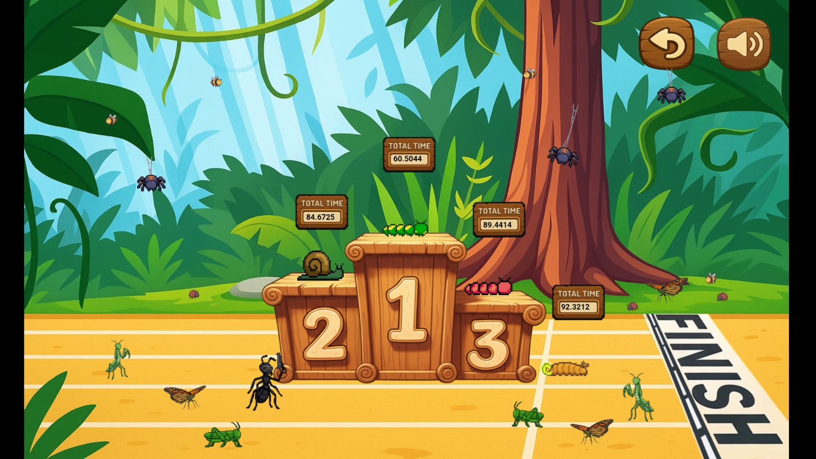 Wiggly Worm Race screenshot 10